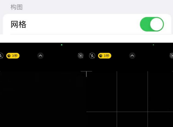 湟中苹果手机维修网点分享iPhone如何开启九宫格构图功能