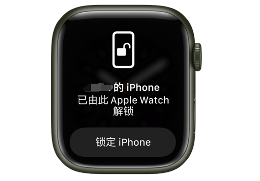 湟中苹果手机维修分享用 AppleWatch 解锁配备面容 ID 的 iPhone方法 